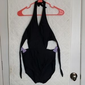 Zeraca High Waisted Halter One Piece Swimsuit